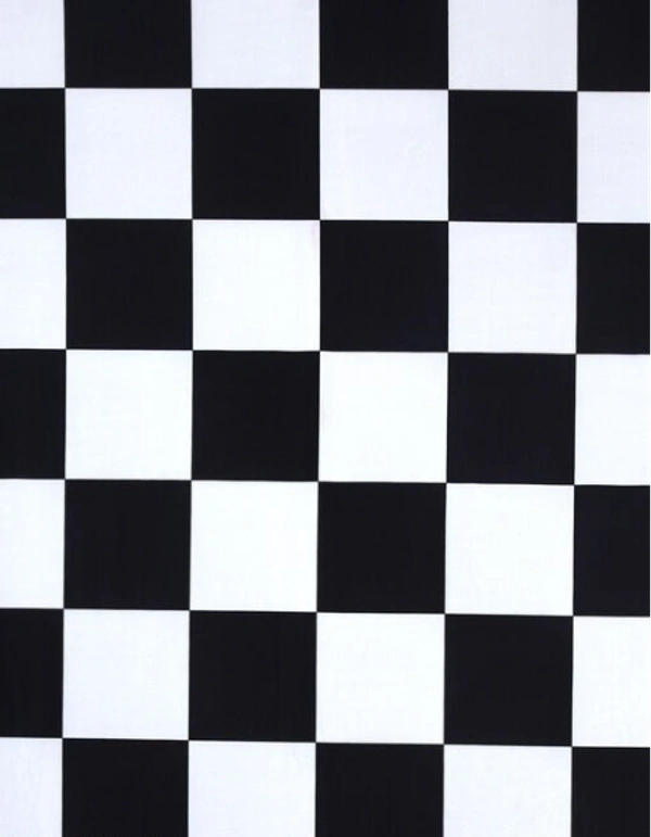 High density stretch fabric with elastic corners provides a perfect wrinkle free fitting as the Singlecover - Black & White, Polyster, Multipack 1, Single Seater